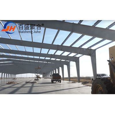 Estrutura de aço pré-construída, estrutura de suporte para fabricação industrial