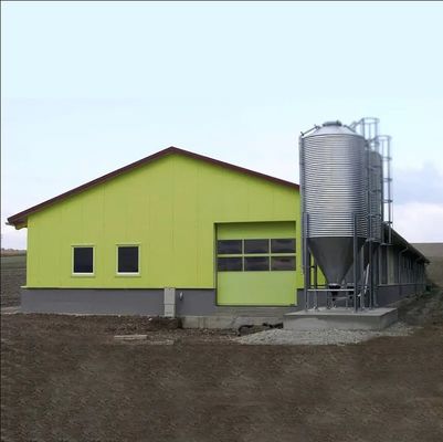 Materiais de construção para armazenagem de estruturas pré-fabricadas de aço para uso comercial e agrícola