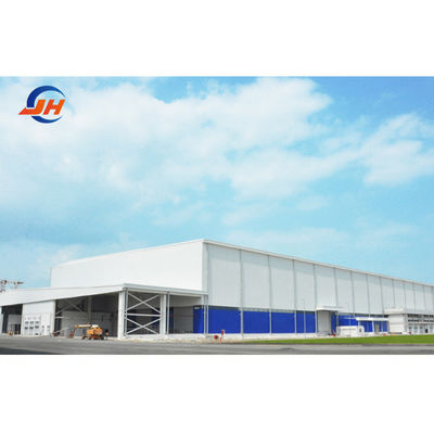 Edifício pré-construído em metal de viga de aço em forma de H sólido para oficina/armazém/ponte