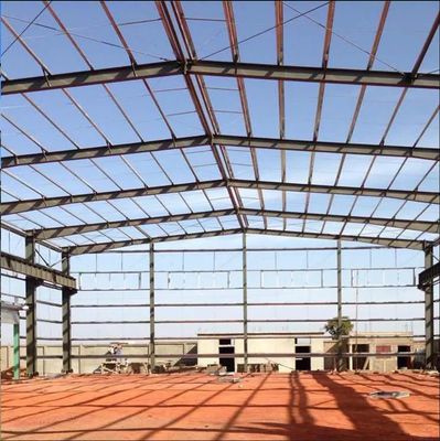 Serviço de processamento de cortes Armazenagem de fabricação estrutural de aço para indústria leve