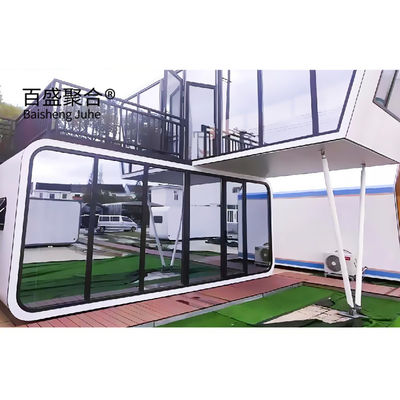 Vila 20ft 40ft Outdoor Moderna Popular Casa Prefabricada Casa Pequena Casa Móvel Casa de Trabalho Escritório Pod Apple Cabin