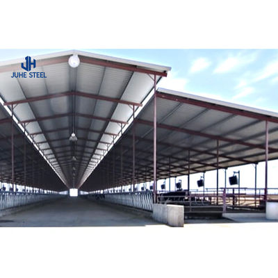 Aço leve Q345 Q235 Auto-armazenamento Metal Workshop Estrutura de aço Construção de armazém industrial