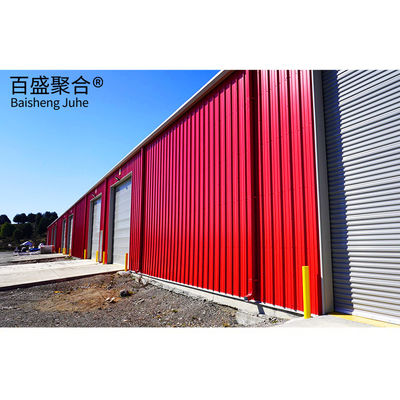 Construção de metal de cor personalizada Estrutura de aço pré-fabricada para oficina e armazém