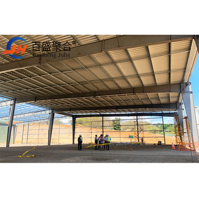 Construção de metal de cor personalizada Estrutura de aço pré-fabricada para oficina e armazém