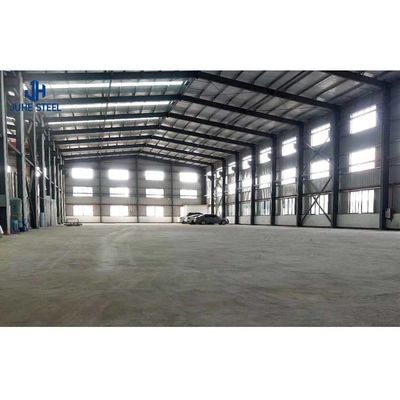 Q235 Q355B Grade Steel Garage Metal Frame Warehouse com C.Z Shape Steel Channel Purlin