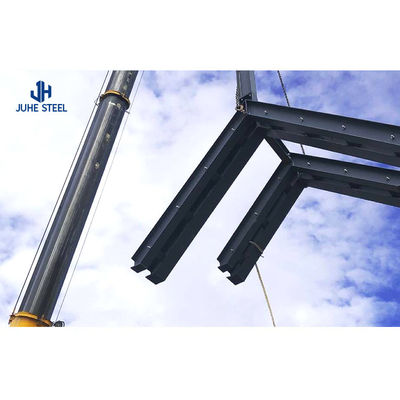 Prefabricated Industrial Building with Main Structure Section Coulmn and Painted Finish (Edifício Industrial Prefabricado com Secção de Estrutura Principal Coulmn e Finish Pintado)