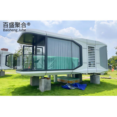 Casa de contêineres de 20 pés 40 pés Tiny Villa com estrutura de aço galvanizado e design ecológico