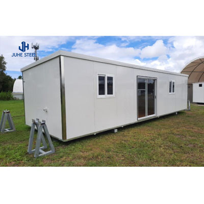 Casa de contêiner pré-fabricada acessível com banheiro e cozinha banheiro e chuveiro