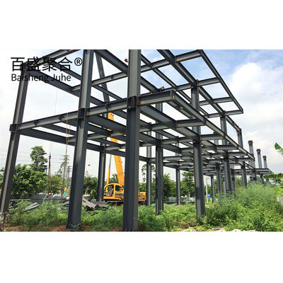 Q235Q345 Aço de baixo carbono Estrutura de aço de dois andares Ginásio com desenho CAD