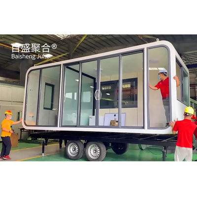 20ft 40ft Container Houses Pod de escritório móvel de trabalho para casa pré-fabricada moderna ao ar livre