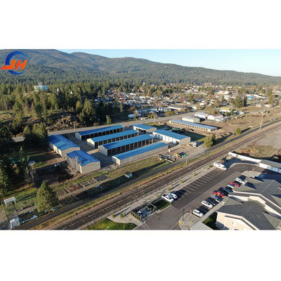 Fácil montagem Metal Prefabricado Galvanizado Estrutura de Aço Oficina para Construção Rápida