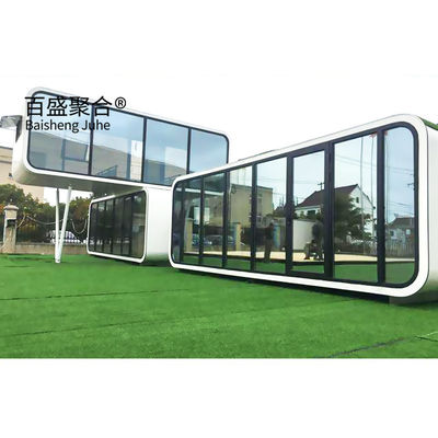 Casa de quiosque Maçã 20Ft 40Ft Quadro de aço galvanizado exterior Cabine de escritório pré-fabricada moderna