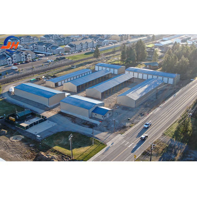 Edifício Prefabricado Portátil Estrutura Metálica Armazém Fábrica de Construção Oficina Industrial
