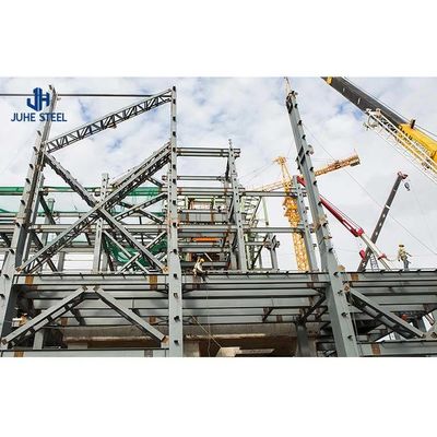 Porta Construção Armazém Estrutura de aço leve Estrutura de aço pré-fabricada Unidades de armazenamento
