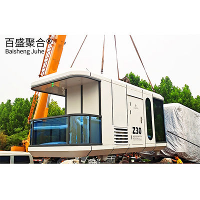 Estilo de Design Moderno Capacitação de Cores Capsula Espacial Smart Home AI Voice Container House