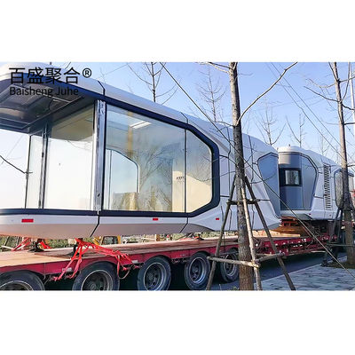 Estilo de Design Moderno Capacitação de Cores Capsula Espacial Smart Home AI Voice Container House