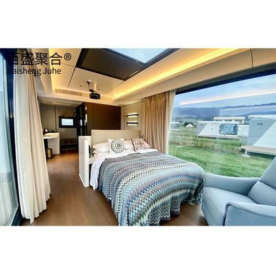 Decoração de paisagem Casas modulares de 2 andares Casas pré-fabricadas de 3 quartos