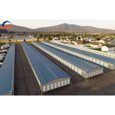 Armazém de aço pré-fabricado com estrutura de aço leve e padrão ASTM