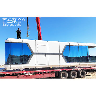 Prefabricado Container Casas Impermeável Capsule House OEM ODM