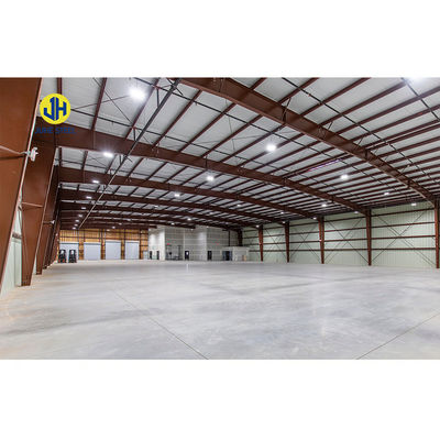 Desenho de galpões industriais Edifícios pré-fabricados de oficinas de metal com construção estrutural leve