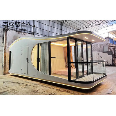 Carport 20ft 40ft Customizado Moderna Casa Móvel Prefab Smart Apple Cabin Casa pronta