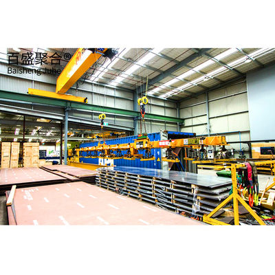 Construção de estruturas de aço pré-fabricadas resistentes ao vento, grau leve Q235 Q355B