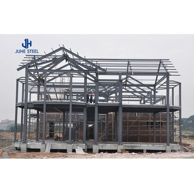 Estrutura de aço pré-fabricada personalizada Edifício de hotel de dois andares Construção
