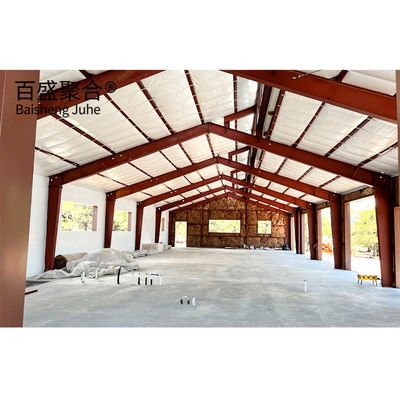 Armazém comercial Kit de construção de aço de ferro vermelho Aço de baixo carbono Q235 Q345
