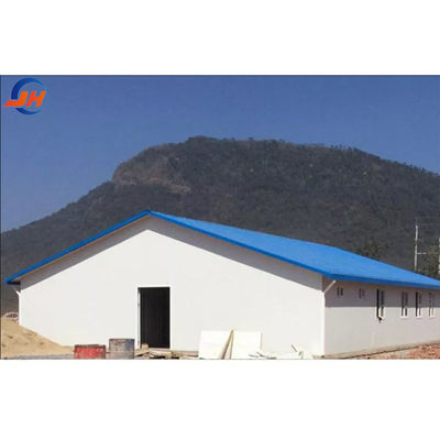 Edifício agrícola galvanizado pré-fabricado para logística de armazenamento de vacas