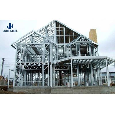 Estruturas de aço de Qingdao, suportes de telhado pré-fabricados para edifícios comerciais de grande altura