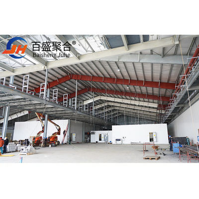 Construção de ginásios de alto nível utilizando estrutura de aço de fabricação pré-fabricada