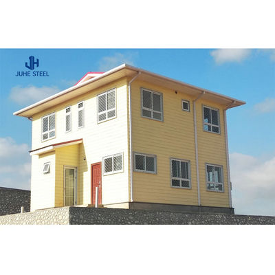 Casas de estrutura de aço com aço com baixo teor de carbono Q235 Q345 Estrutura principal