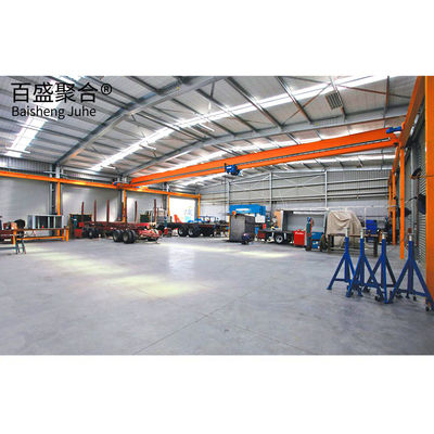Oficina Armazém Edifício pré-fabricado de aço Casa Estrutura de aço com guindaste