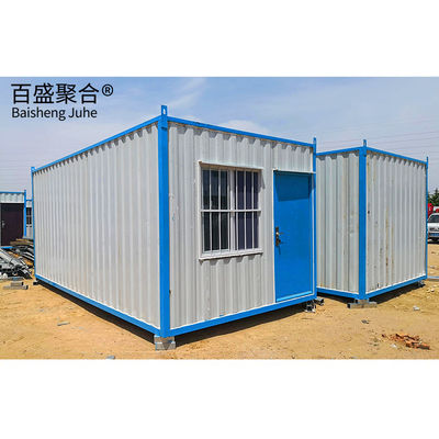 Chassis de aço 18 mm MGO Board 15 mm Vinyl Flooring Container Homes para Edifício de Armazém