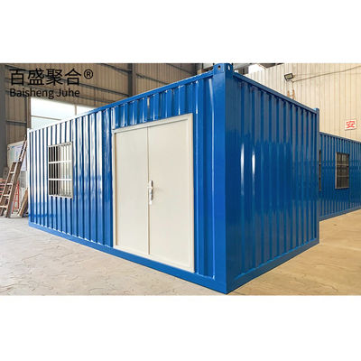 Chassis de aço 18 mm MGO Board 15 mm Vinyl Flooring Container Homes para Edifício de Armazém