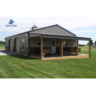 Q235Q345 Estrutura de aço Casa pré-fabricada com instalação rápida e material de baixo carbono