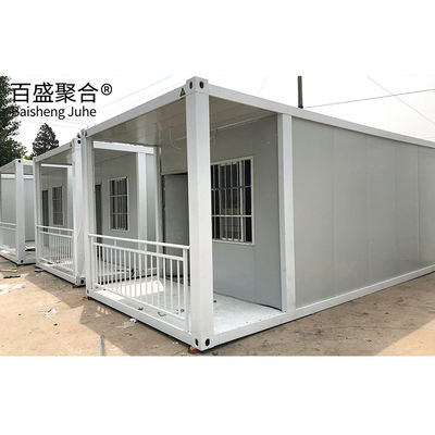 Chassis de aço 18 mm MGO Board 15 mm Vinyl Flooring Container Homes para Edifício de Armazém