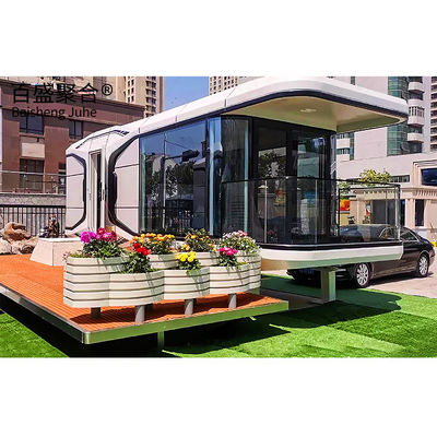 Transporte e Carga Simplificado 20ft Flat Pack Container House para habitação cápsula espacial