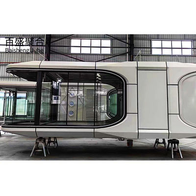Transporte e Carga Simplificado 20ft Flat Pack Container House para habitação cápsula espacial