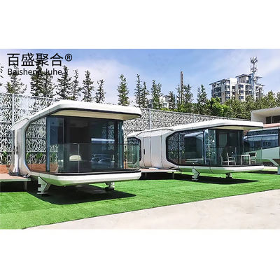 Transporte e Carga Simplificado 20ft Flat Pack Container House para habitação cápsula espacial