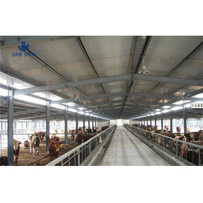 Trabalho Planta Aplicação Campos Abrigos de gado Tenda de gado com estrutura de aço leve
