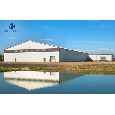 Conjunto pré-fabricado de estaleiros de postes estrutura de aço armazém oficina de galpão agrícola