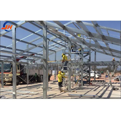 Grau Q345 Q235 Construção de armazenagem pré-fabricada em aço leve