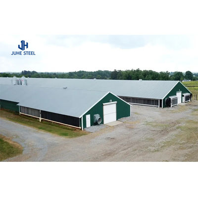 Casas pré-fabricadas para vacas/bovinos/caprinos/ovinos com estrutura principal de vigas de aço em forma de H