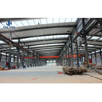 Aço leve Q355 Q235 Quadro principal Curto período de construção Armazém pré-fabricado
