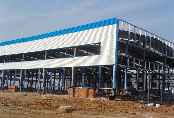 Construção de armazém de luz de largura larga pré-construída com janela de liga de alumínio