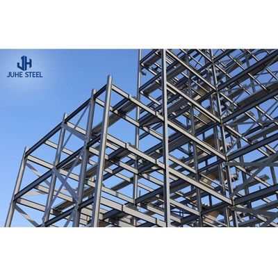 Q235B Janela de liga de alumínio Estrutura prática de aço Construção Estrutura de grelha de longa extensão