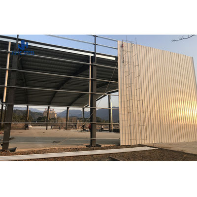 Oficina de estruturas de aço Armazém Hangar Casa com vigas H e I de larga extensão