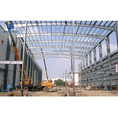 Aço leve Q355 Q235 Quadro Estrutura de aço pré-fabricada Hangar para armazém Casa de oficina