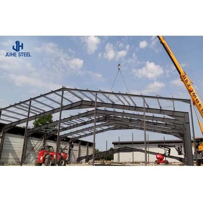 Aço leve Q355 Q235 Quadro Estrutura de aço pré-fabricada Hangar para armazém Casa de oficina